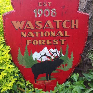 Scudo del parco forestale nazionale di Wasatch