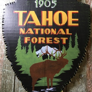 Escudo del Parque Forestal Nacional Tahoe California