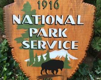 National Park Service sign arrowhead