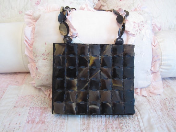 Unique mother of pearl handbag - image 1