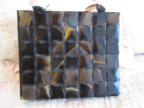 Unique mother of pearl handbag - image 6