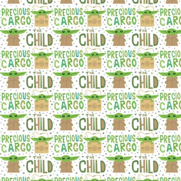 Star Wars The Child Precious Cargo Cotton fabric