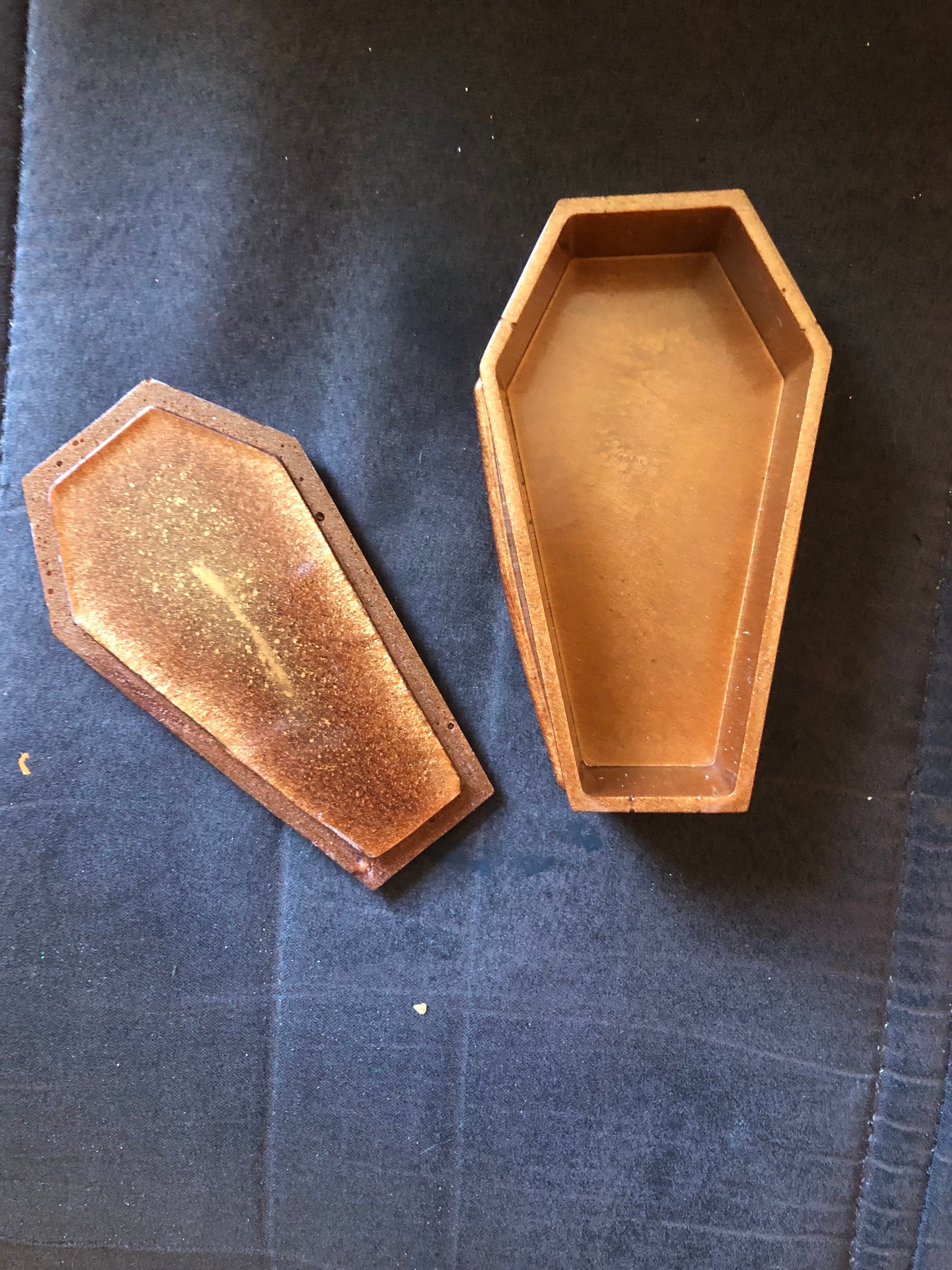 Copper Coffin Etsy