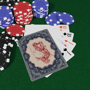 Vintage Western Native Chief Poker Playing Cards | Ace Spade Bicycle Style image 6