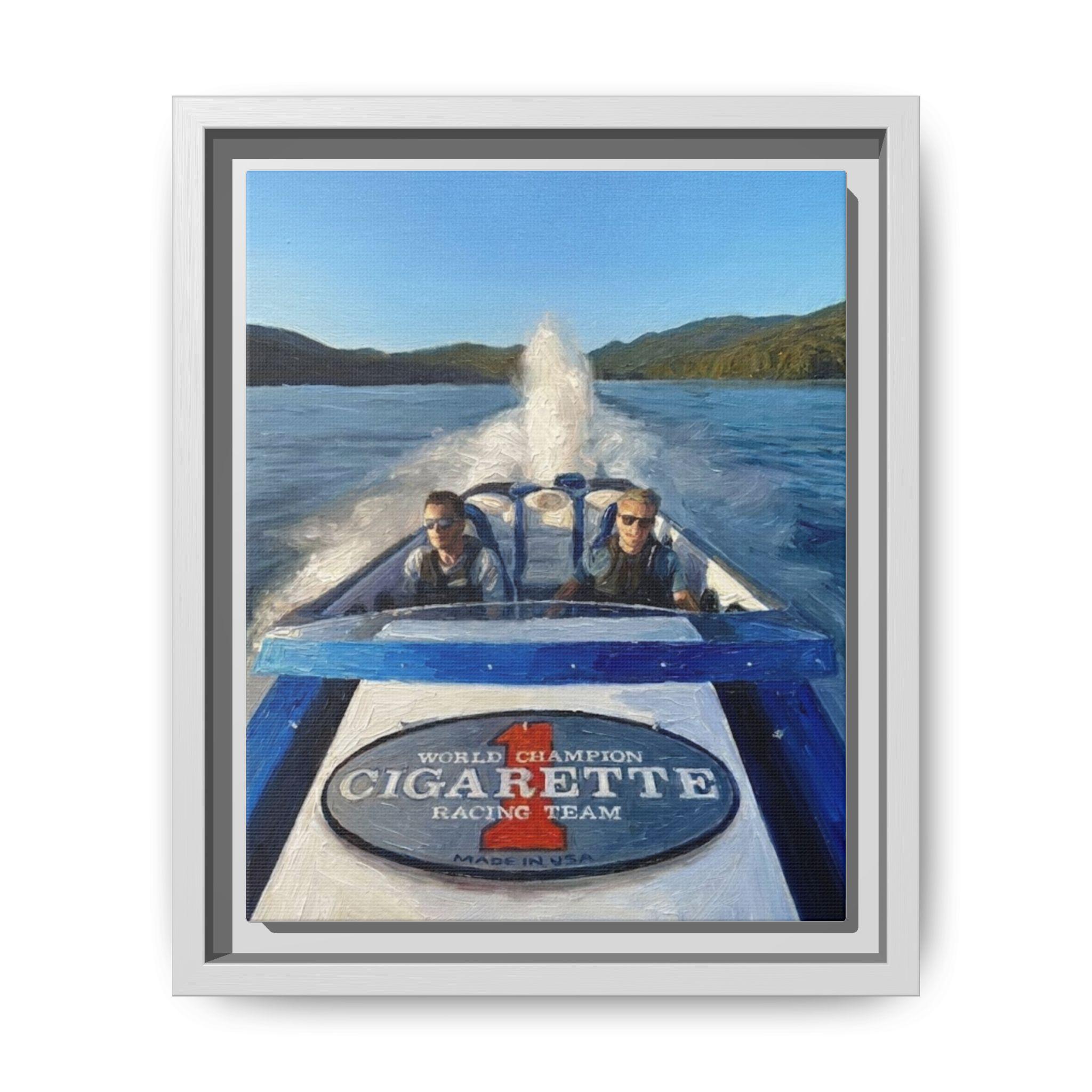 cigarette boat sticker #5620p (1) 14" Racing Vintage Repro Decal LAMINATED Original Redesign Cigarette Powerboats - Sports -