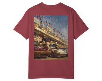 Vintage Renntag Le Mans T-Shirt | Retro Motorsport Kunstwerk