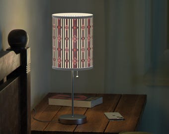 Geometrische Diamant Streifen Lampe