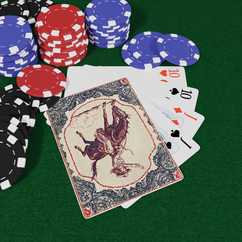 ヴィンテージ ロデオ カウガール ポーカー トランプ | ウエスタン バイシクル スタイル 画像 6