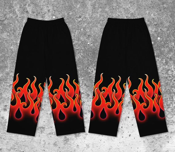 Vision Of Super flame-print Track Pants - Farfetch