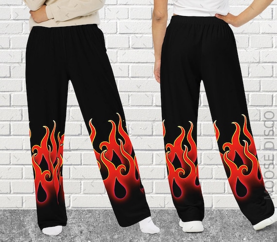 Flame Sequin Kick Flares | Nasty Gal