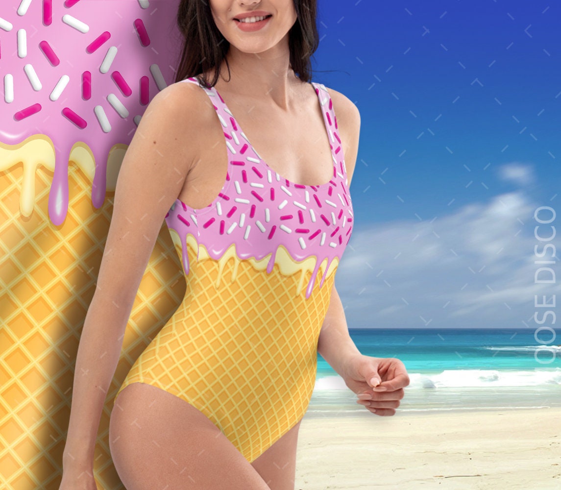Anime Bikini Swimsuit Suspender Teen Swimwear Fashionable Vintage Arena Two  Piece Bathing Suit