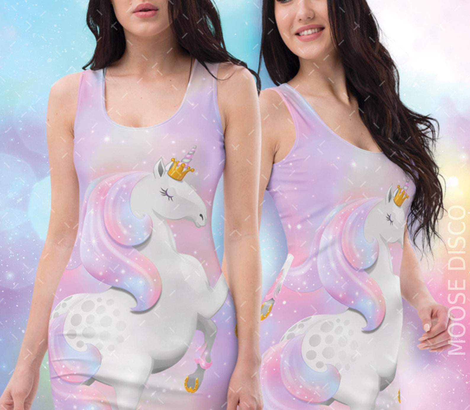 UNICORN STAR PRETTY PINK NIGHT DRESS - PINK main image 1