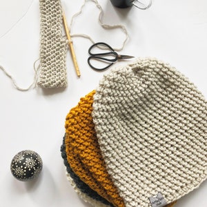 CROCHET PATTERN x Zacker Crochet Texture Beanie x All Seasons Beanie image 5