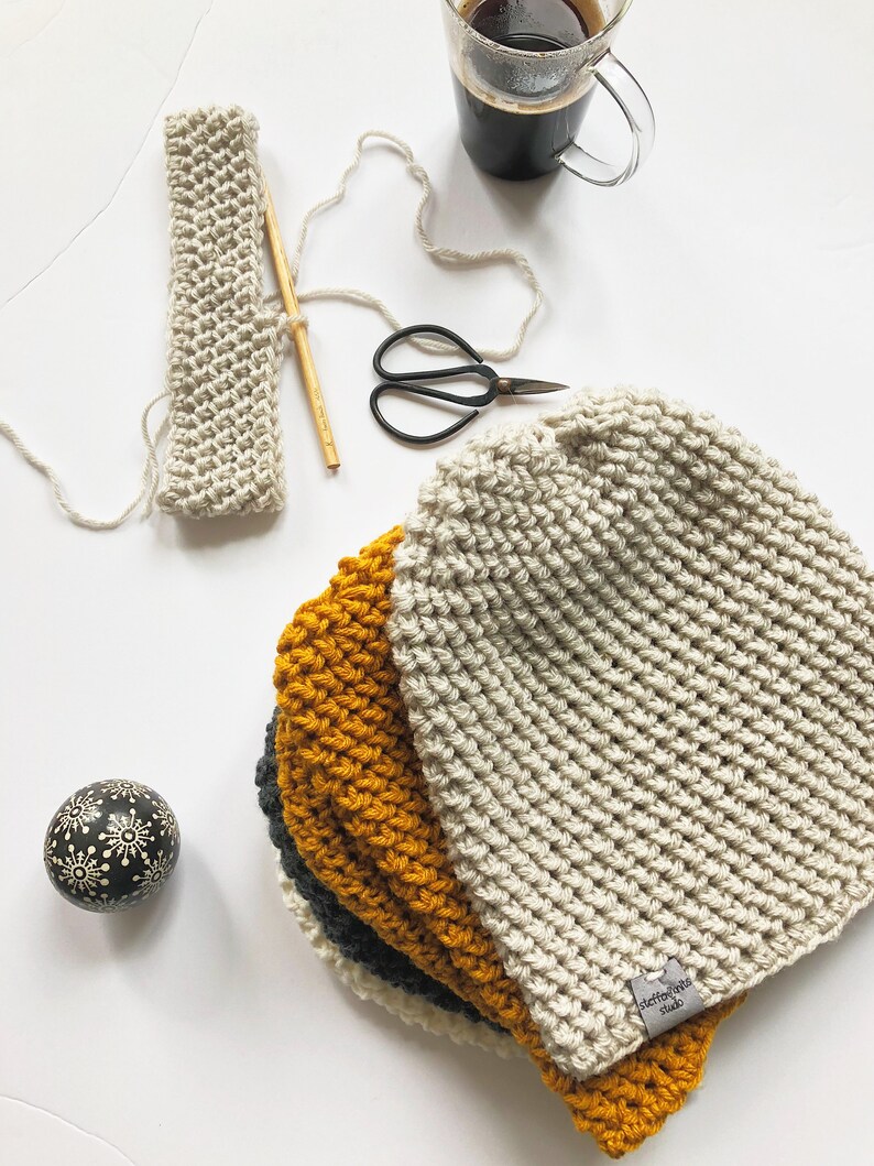 CROCHET PATTERN x Zacker Crochet Texture Beanie x All Seasons Beanie image 5