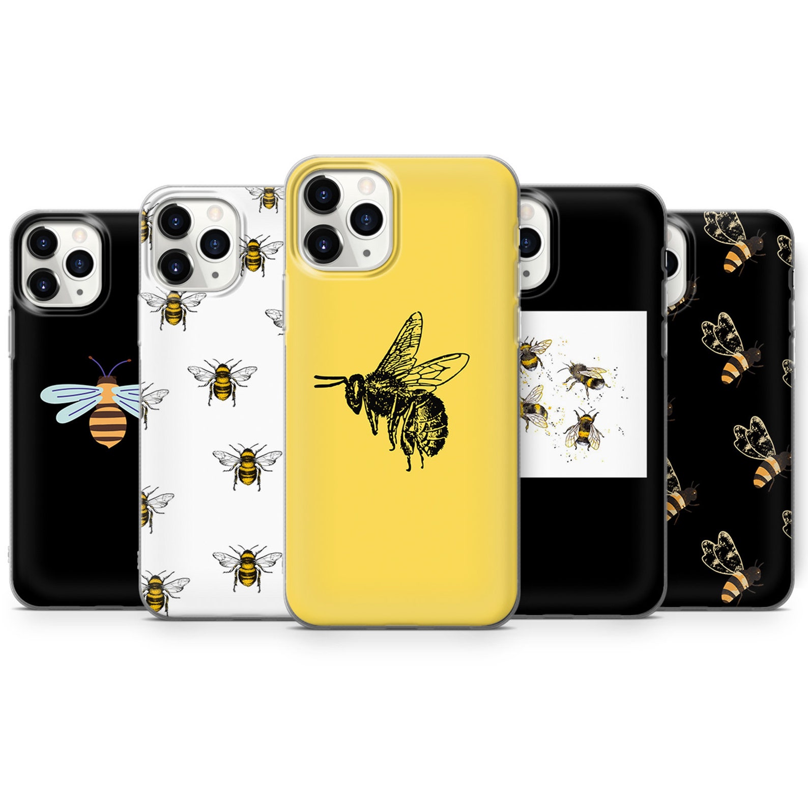 Bee Bumble Bee Yellow Cute iPhone 11 Case iPhone Xr Case Etsy