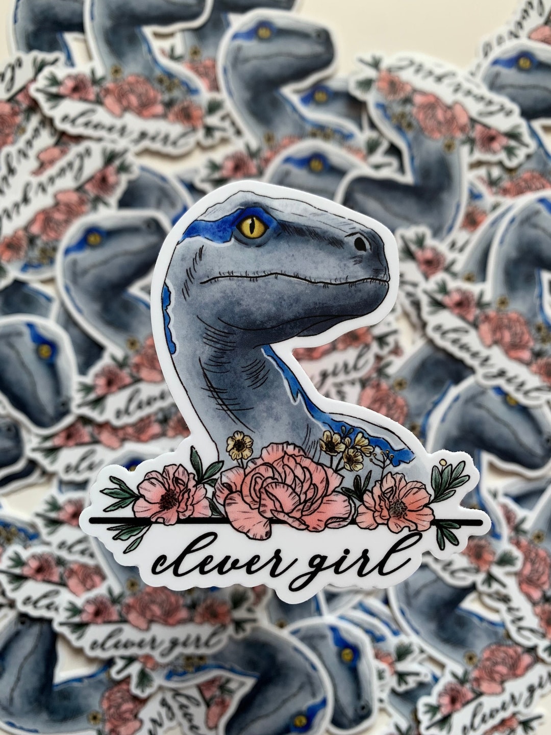 Sticker Dinosaure Raptor - Magic Stickers