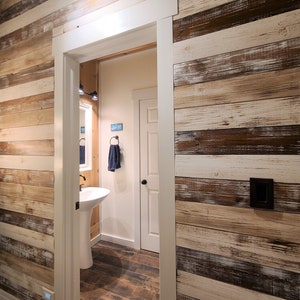 Shiplap Wall Planks - Mountain Cabin