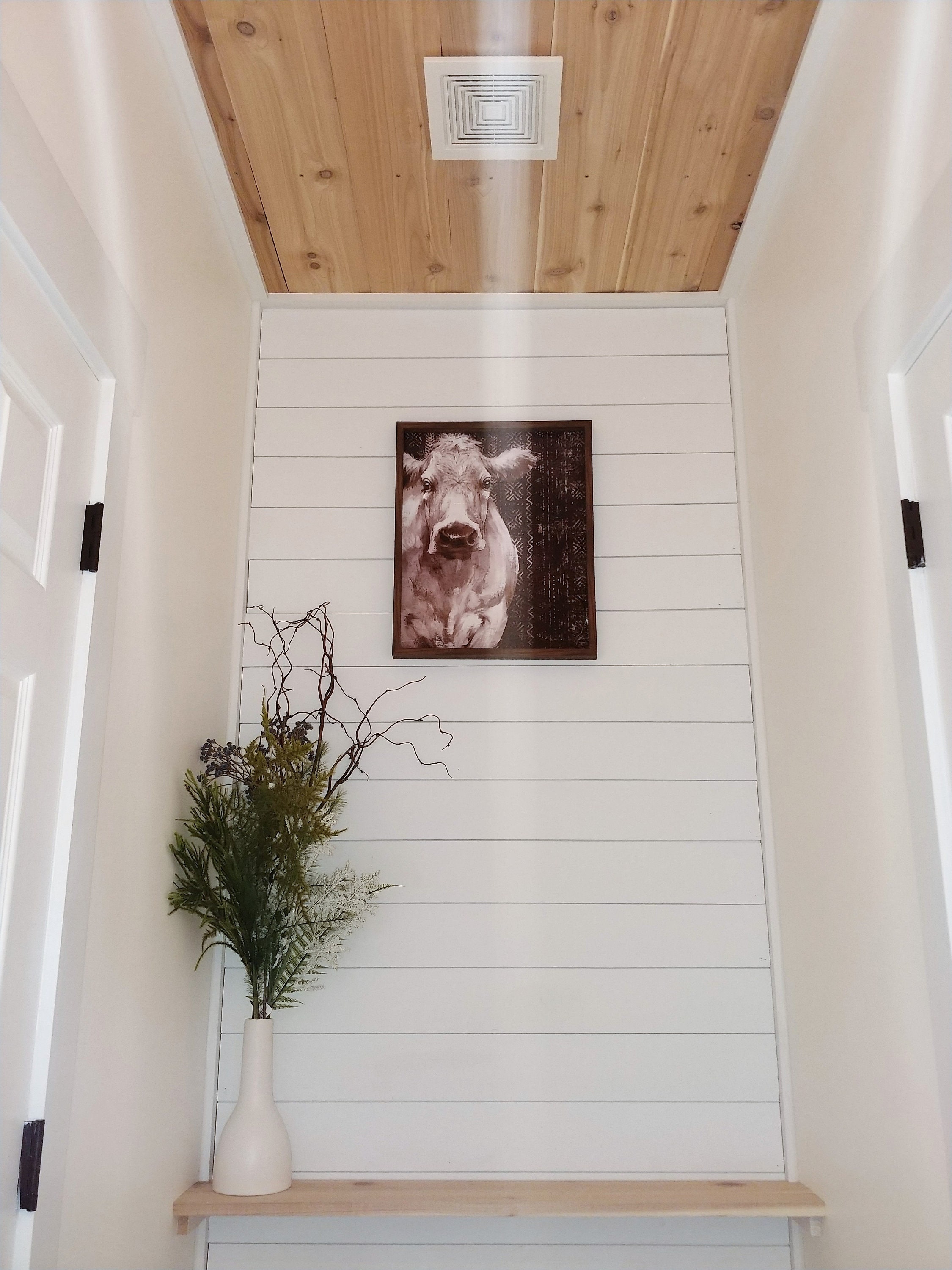 Shiplap Wall Planks Farmhouse White Etsy
