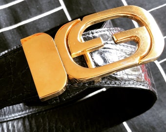 Double G Gucci Belt - Etsy