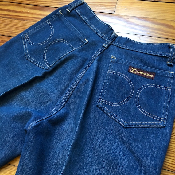 70s High Waisted Jeans | Vintage Denim | Wide Leg