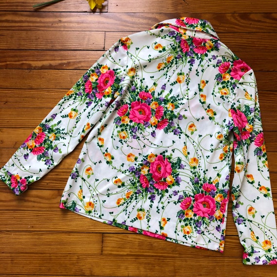 1970s Maxi Skirt Set, 70s Floral Skirt Set, Vinta… - image 9