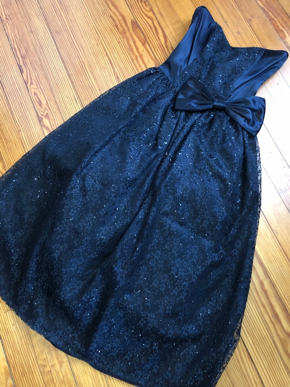 1980s Vintage Jessica McClintock Gunne Sax sparkly