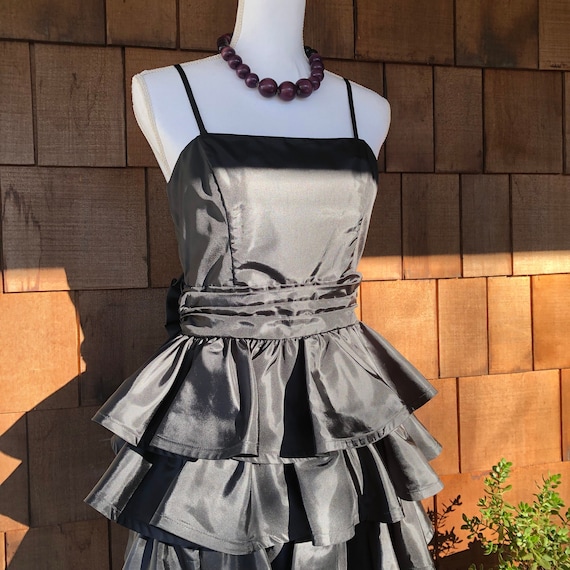 BETSEY JOHNSON vintageショートパンツ Betsey Johnson Vintage S Black Mesh Slip Dress 3/4 Sleeve