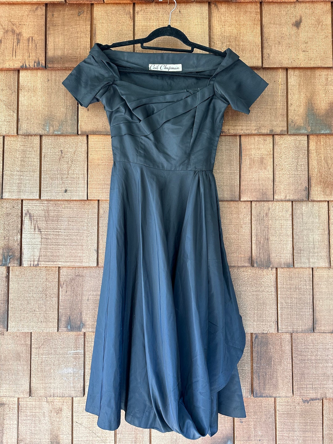 ceil chapman cocktail dress CEIL CHAPMAN 1960s Vintage Cocktail Dress