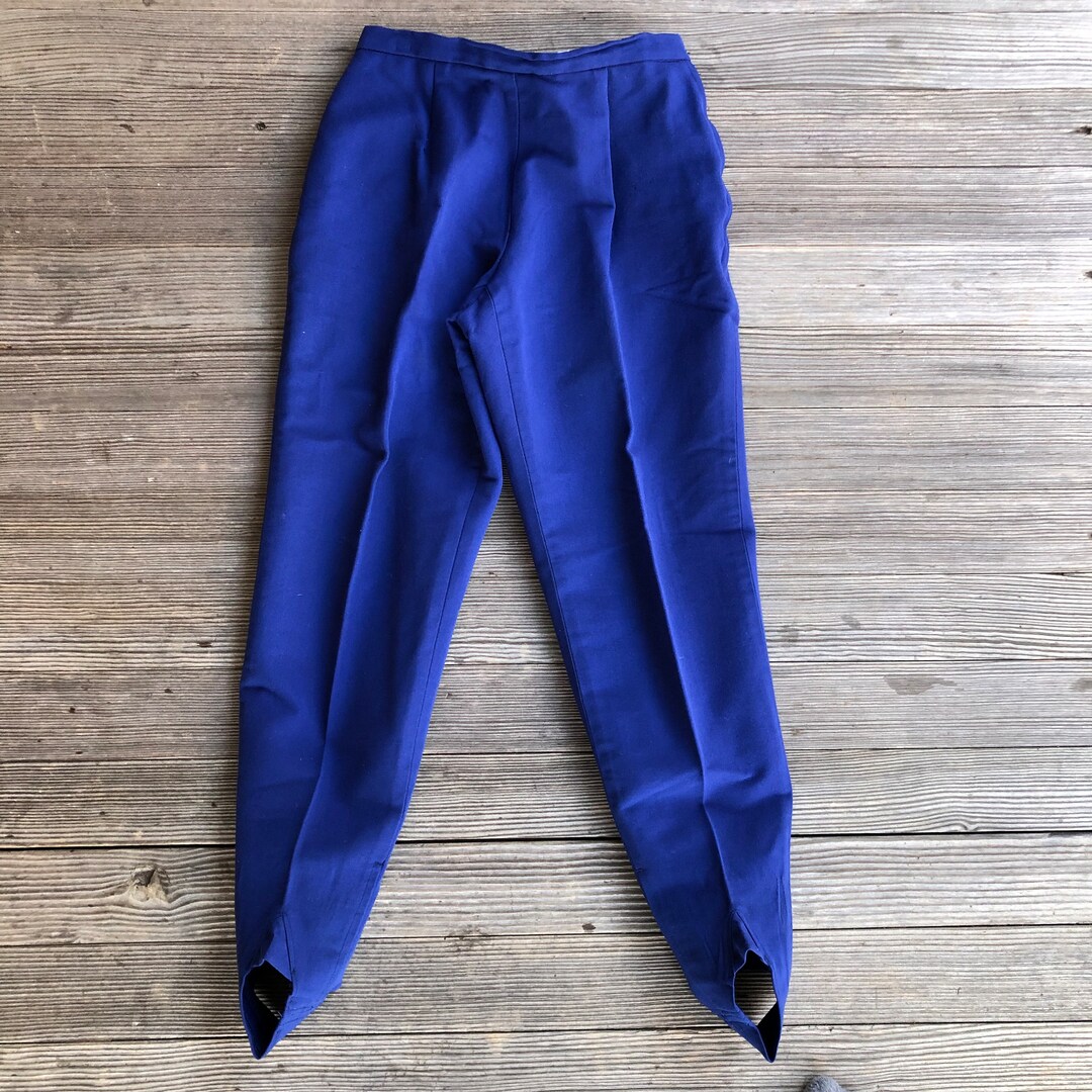 Vintage Ski Pants, 1960s Ski Pants, White Stag Pants, Stirrup Pants
