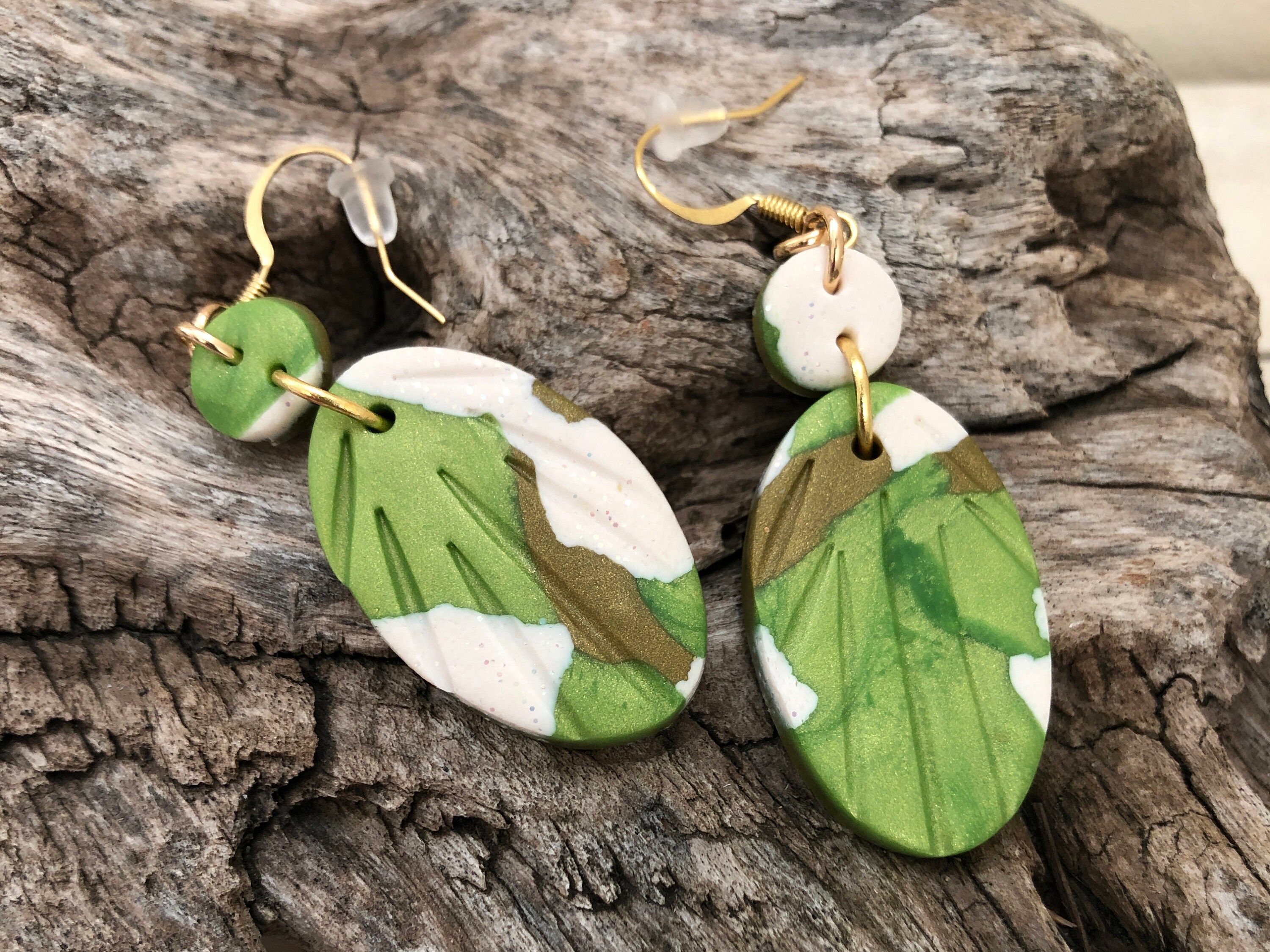 Multicolored Leaf Earrings Polymer Clay Jewelry Inspired by Etsy