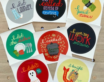 Funny Adulting Vinyl Stickers, Laptop & Water Bottle Decals