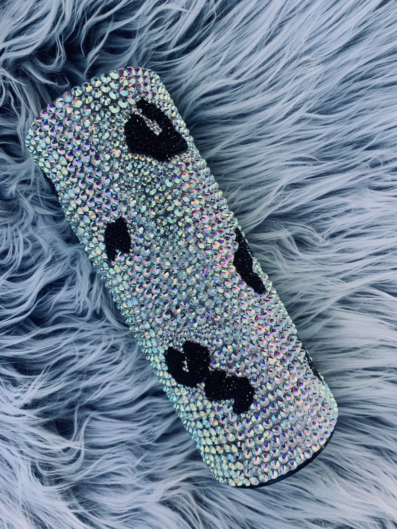 Full Rhinestone Leopard Print Tumbler