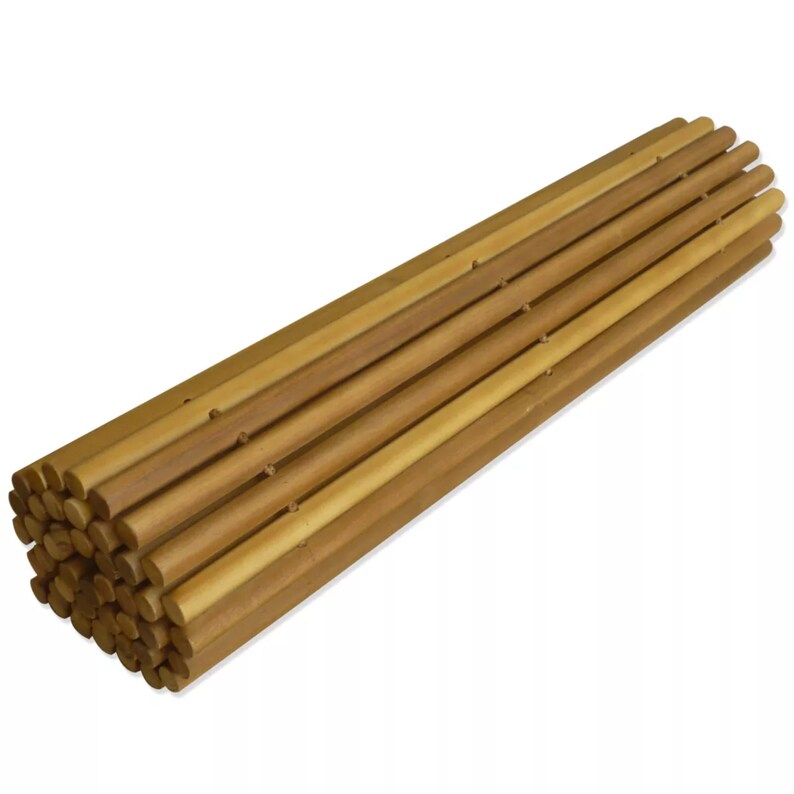 Solid Acacia Wood Bath Mat Shower Board Bathroom Wooden Rug Etsy