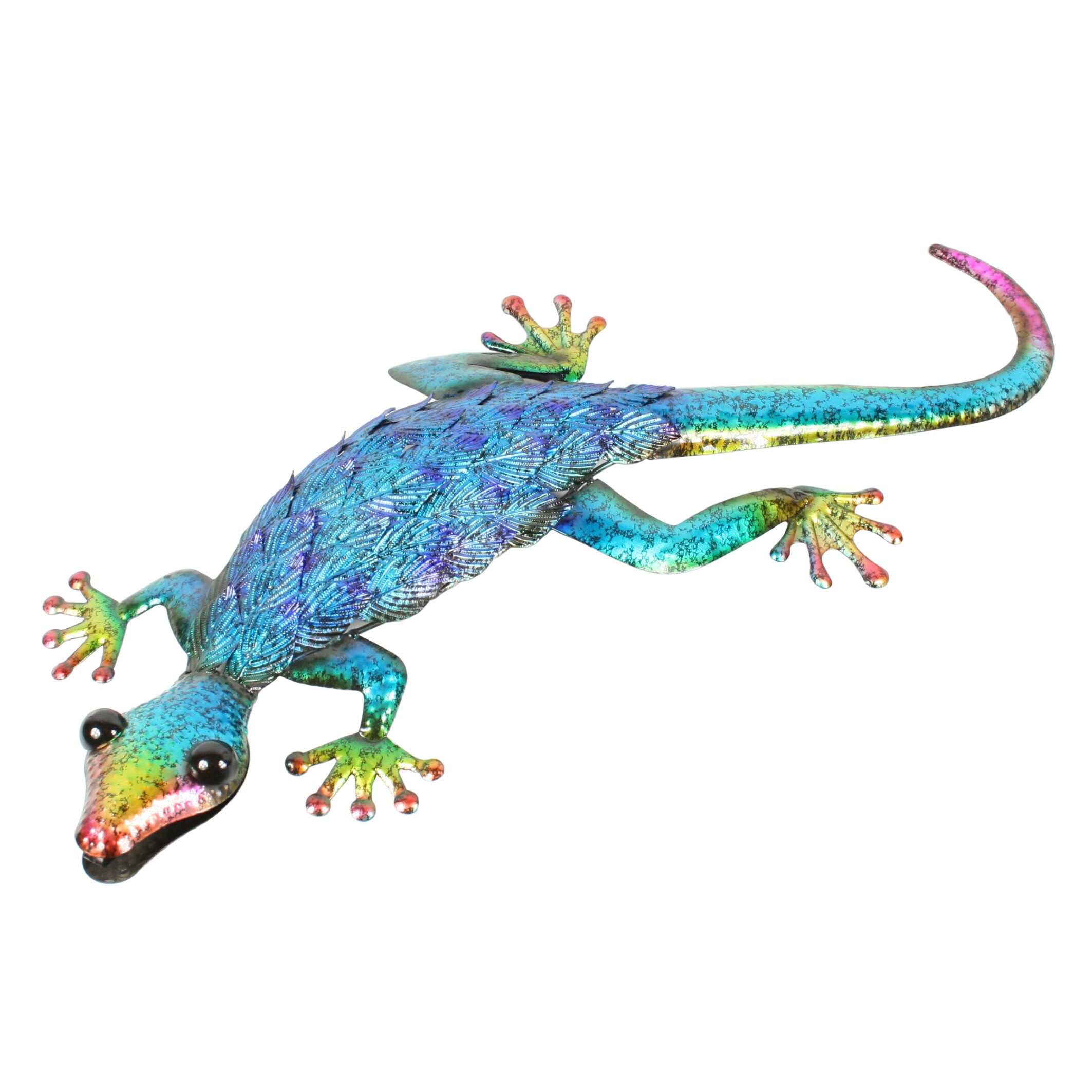 Lizard Wall Art Ornament Metal Garden Home Sculpture Etsy