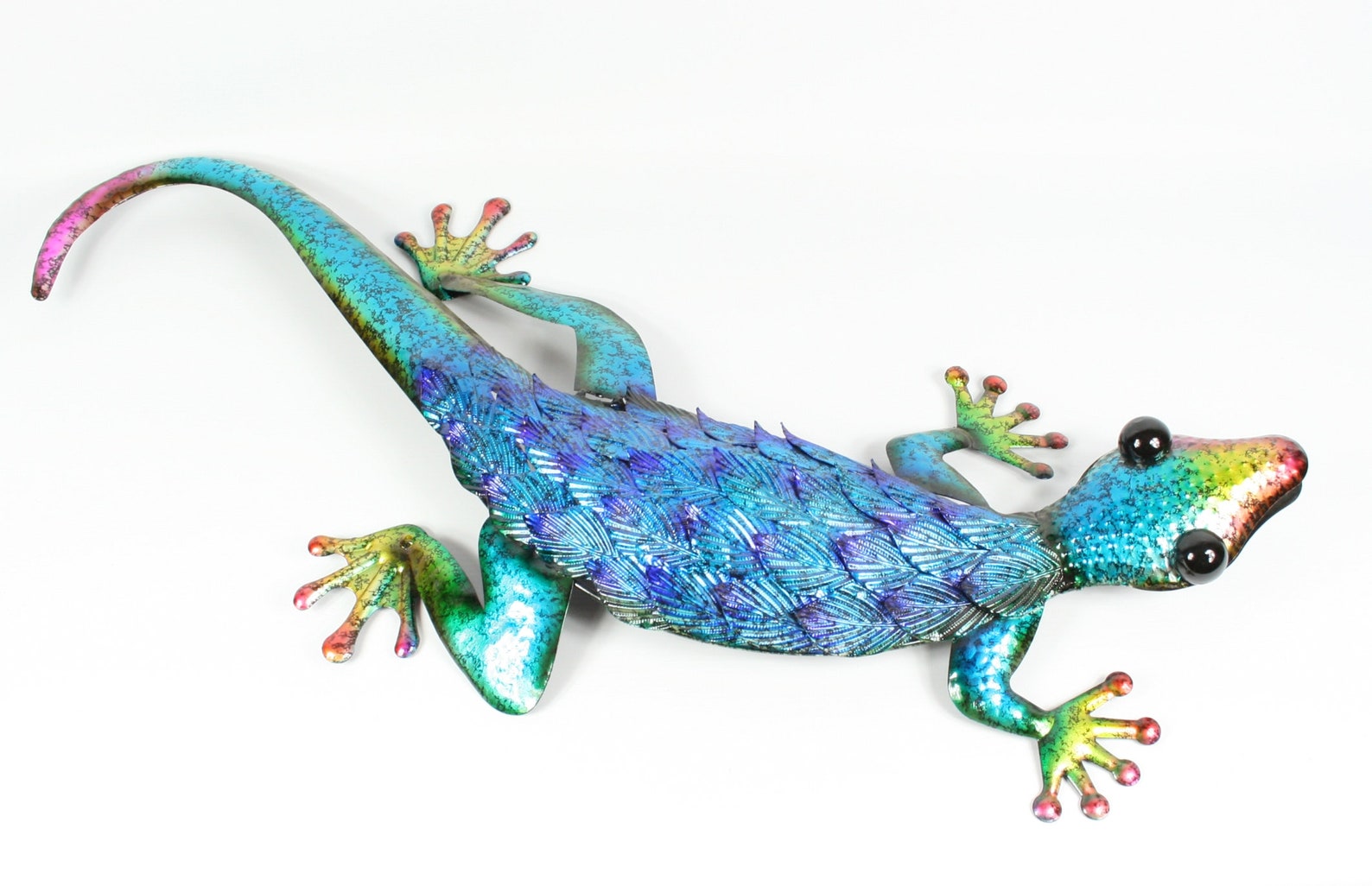 Lizard Wall Art Ornament Metal Garden Home Sculpture Etsy