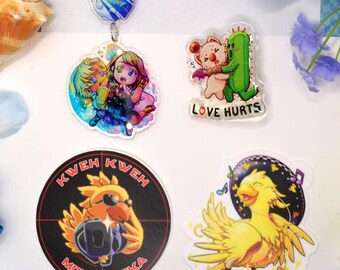 Final Fantasy Collection (Stickers, Pins, Keychains)
