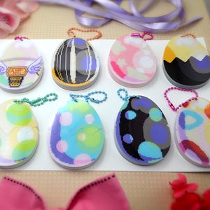 Hatchable Egg Charms (Azurill, Cleffa, Hamtaro, Pichu, Riolu, Togepi, and more!)