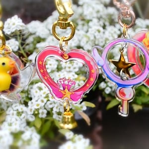 Magical Accessory Charms (Princess Tutu, Tokyo Mew Mew, Cardcaptor Sakura, Sailor Chibimoon)