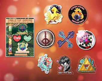 Gaming Vinyl Stickers (3 in / 7.62 cm)