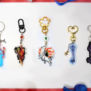 魔法の武器チャーム（ゼノブレイド、ソウルキャリバー、キングダム ハーツ キーブレード、大神）