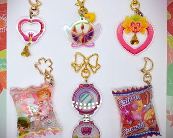 Magical Accessory Charms (Princess Tutu, Tokyo Mew Mew, Cardcaptor Sakura, Sailor Chibimoon)