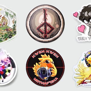 Gaming Vinyl Stickers (3 in / 7.62 cm)