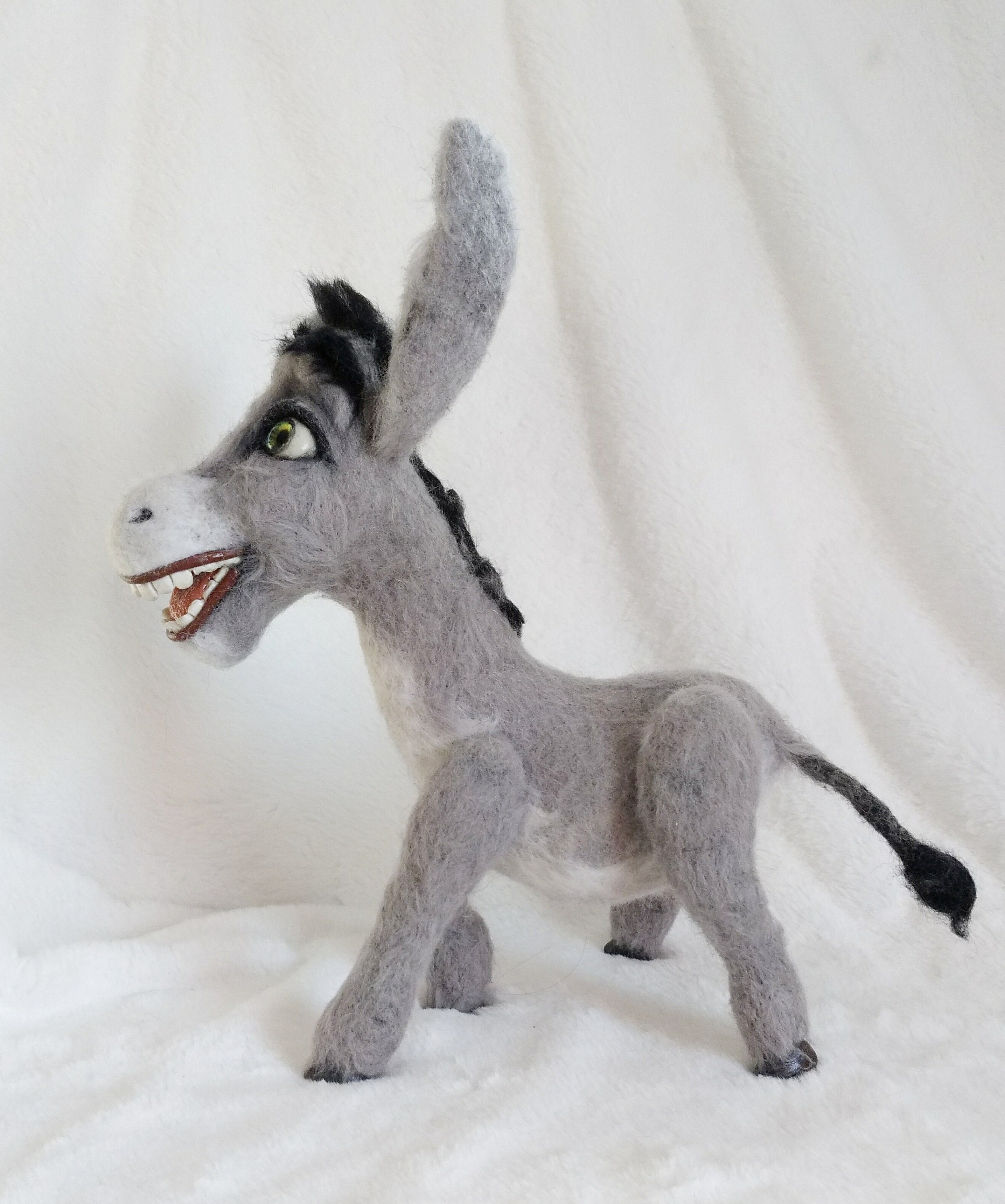 Donkey Sculpture feltin wool Etsy