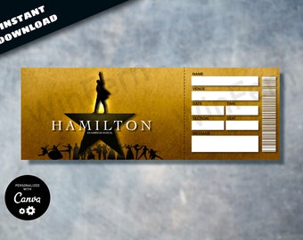 printable doubtfire ticket musical broadway ticket template etsy