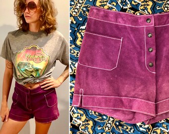 suede hot pants