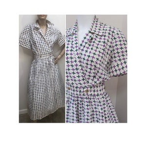 Vtg 1950s Jane Martin PIQUÉ 2Pc Crop Top Dirndl Skirt PLAY SUIT