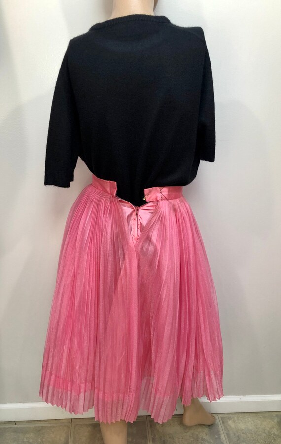 Vtg 1950s Deadstock Iridescent Bubble Gum PINK Cr… - image 8