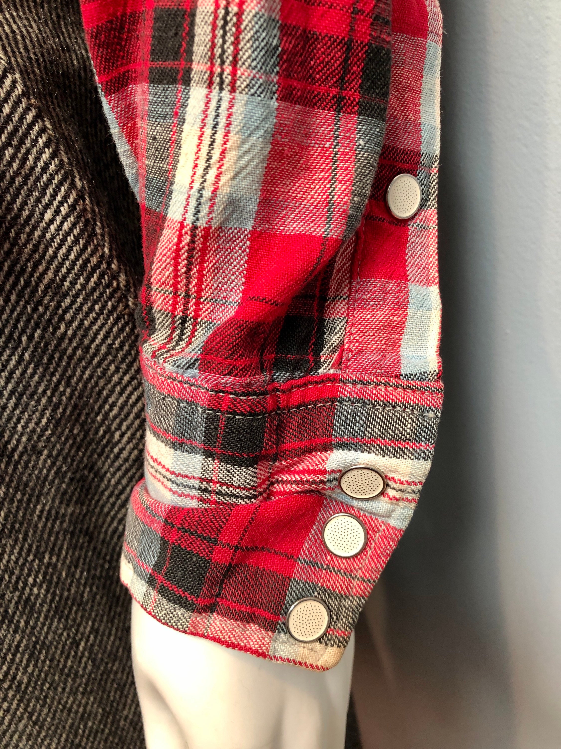 Vtg 1950s Wrangler BLUE BELL Red Plaid Western Shirt - Etsy
