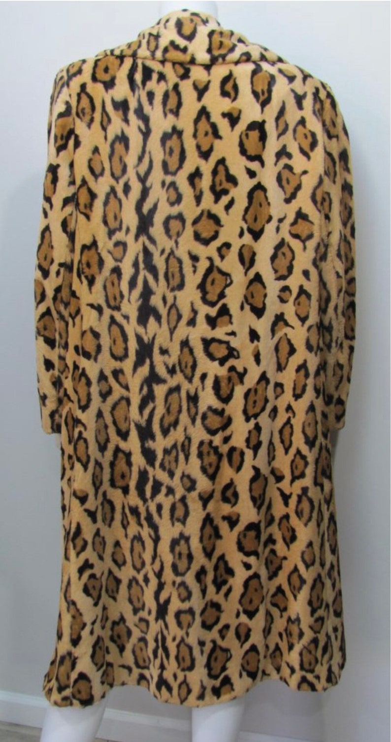 Vtg 1960s Mod Carnaby St. Faux JAGUAR Fur Maxi-coat - Etsy