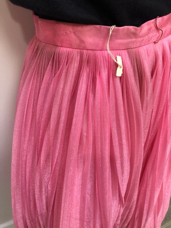 Vtg 1950s Deadstock Iridescent Bubble Gum PINK Cr… - image 5